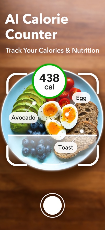 CaloCare AI meal capture screen